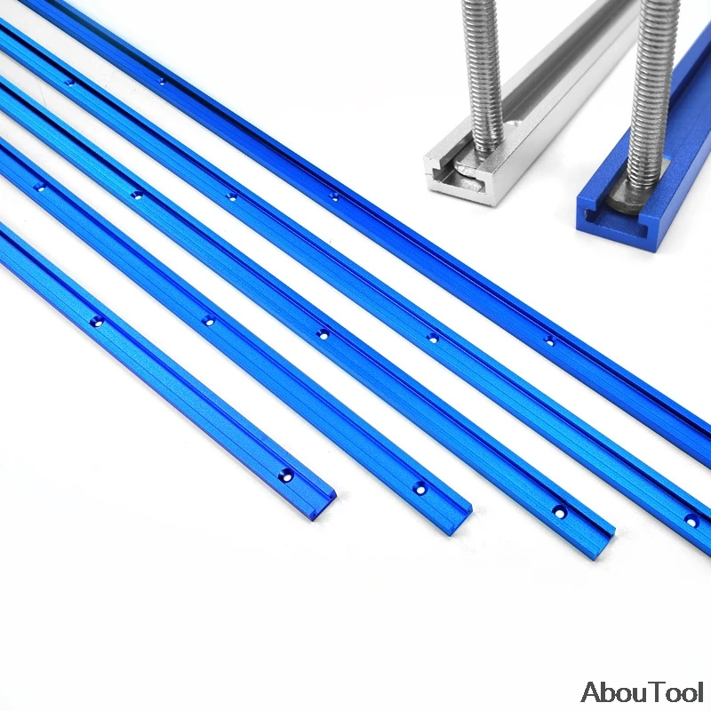 Aluminium Alloy T-slot Slide Track T-tracks Miter Track for Woodworking Saw Router Table Workbench Tools Home DIY Tools
