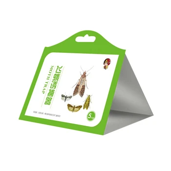 

Flies Traps 5PCS Moth Traps Portable Household Moth Traps Pest Control Product Garden Supplies Safe Non-toxic Tasteless NC