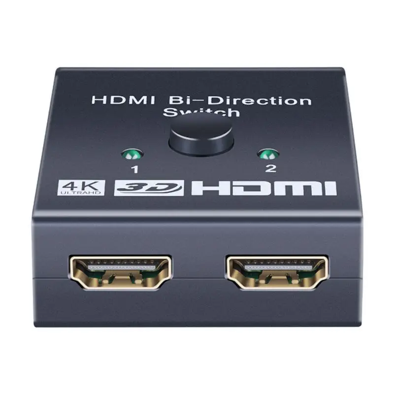 Переключатель для HDMI двухнаправленного 4K HDMI сплиттера 2X1/1X2 2 порта коммутатор Sup порты Ultra HD 3D 1080P для PS4 для X box
