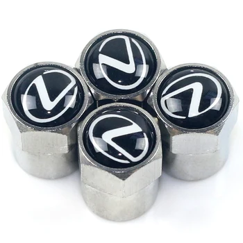 

Car-Styling 4pcs Car Caps Emblems Case For Lexus RX300 RX450 IS200 IS250 IS300 GS300 Auto Wheel Tire Valve Cover Car Styling