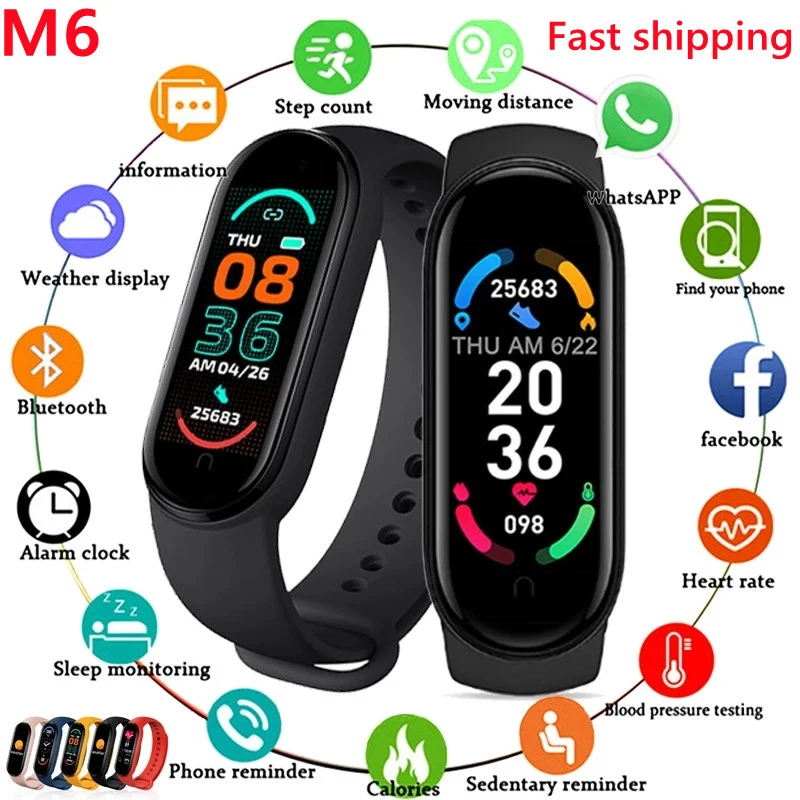 

Smart Bracelet Smartband 0.96 Inches Sleep Monitoring Fitness Tracker Smart Watch Waterproof Message Reminder Sport Bracelet