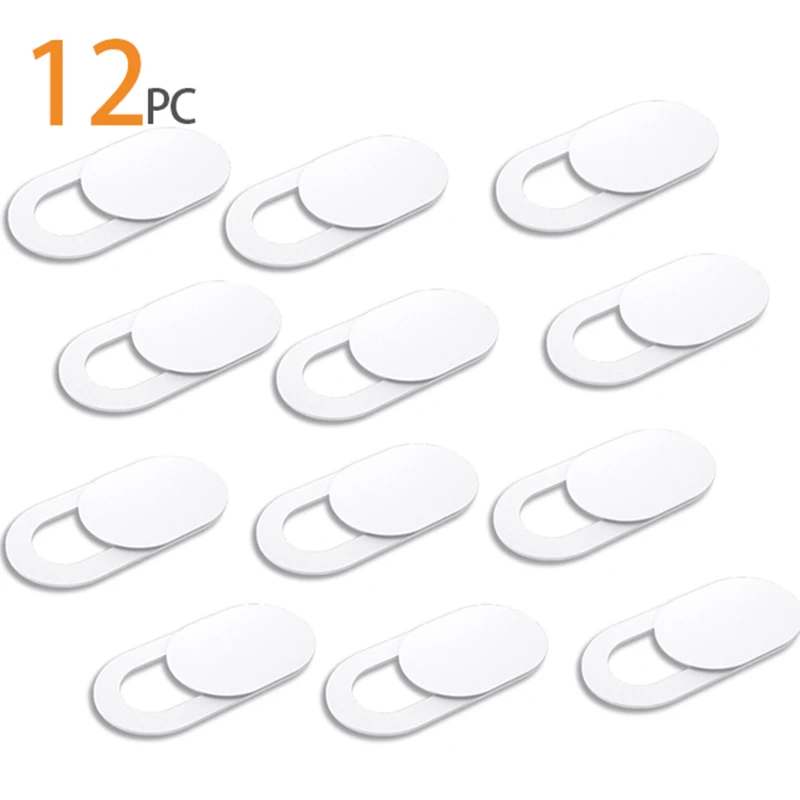 12Pcs Mobile Phone Privacy Sticker WebCam Cover Shutter Magnet Slider Plastic For iPhone Web Laptop PC iPad Tablet Camera | Мобильные