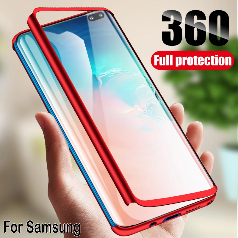 360 противоударный чехол на сумка для samsung самсунг Galaxy Note 8 9 10 плюс защитный S10 Lite 5G S9