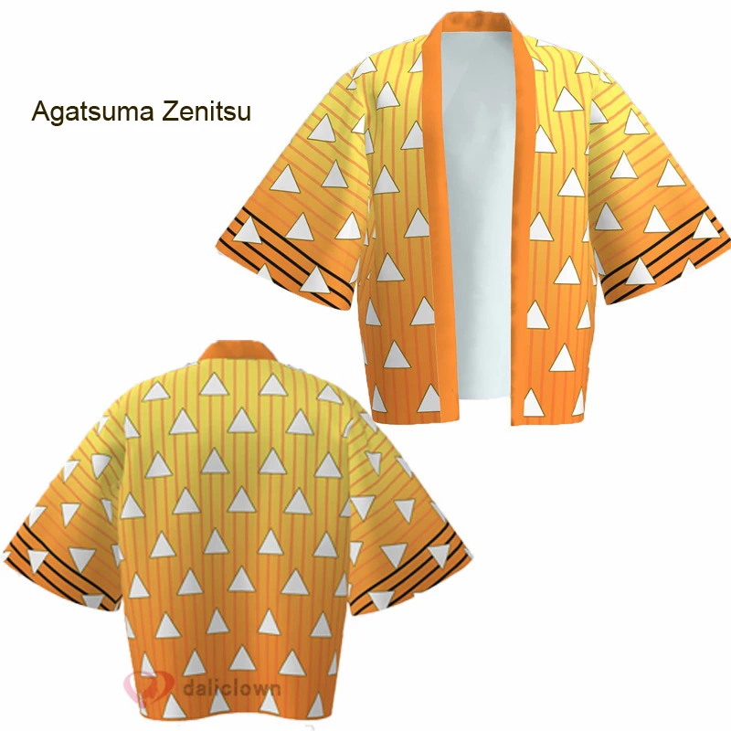 Daliclown Anime Demon Slayer Kimetsu No Yaiba Cosplay Haori Shinobu Giyuu Zenitsu Rengoku Kamado Tanjirou Nezuko Kimono Costume -Zentai shop online Hddb0860d17de47b9bd15def207c9a009B.jpg