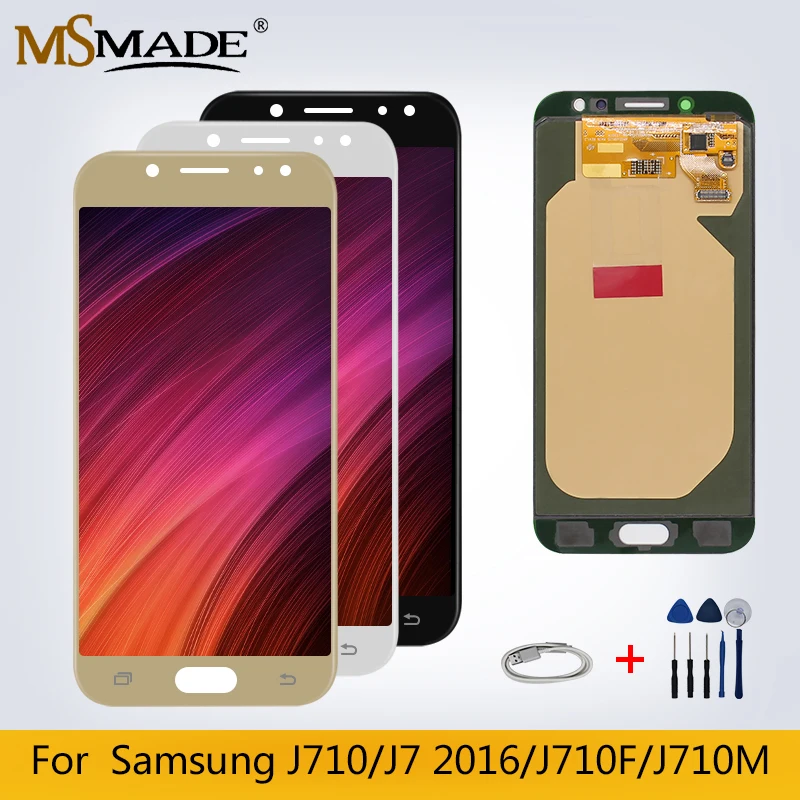 

NEW Original LCD For Samsung Galaxy J710FN J710F J710M J710G J7 2016 J710 LCD Display Touch Screen Digitizer Replacement Parts
