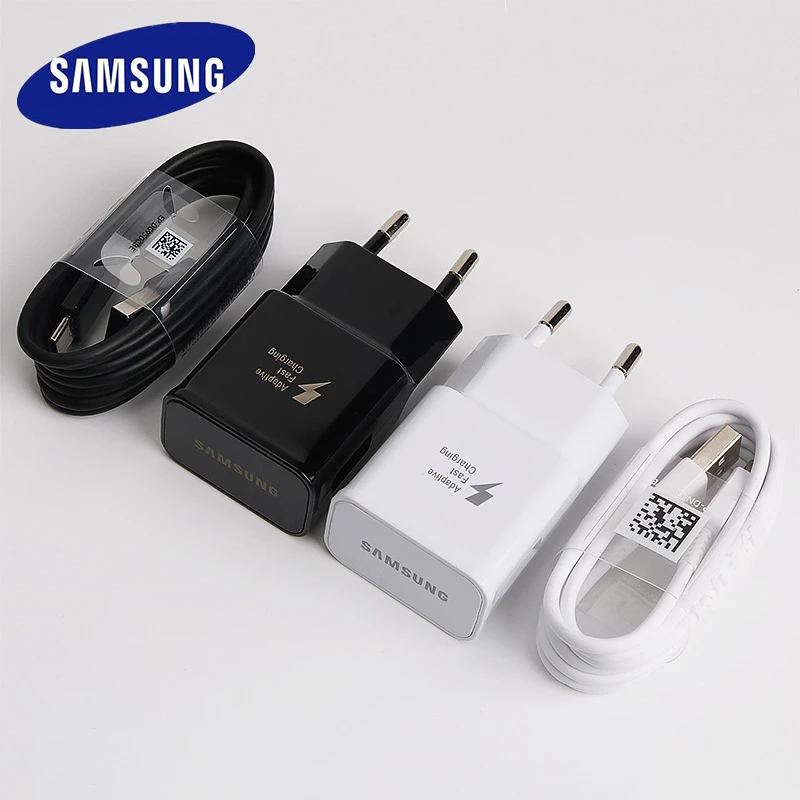 Samsung S10 S8 S9 Plus Fast Charger Power Adapter 9V1.67A Quick Charge Type C Cable for Galaxy A90 A80 A70 A60 A50 A30 Note 8 9 usb charger