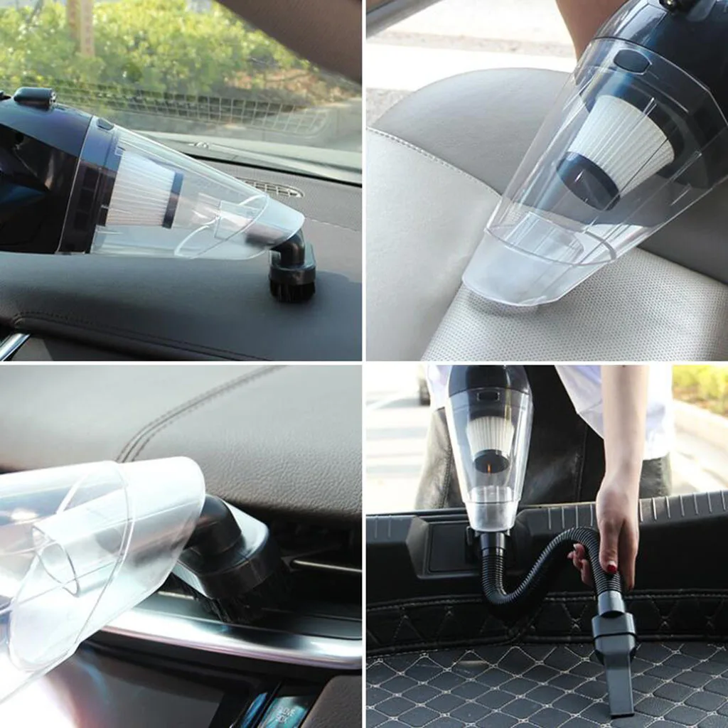 Car Vacuum Cleaner HEPA Wet Dry 12 Volt 120W Portable Handheld Rechargeable