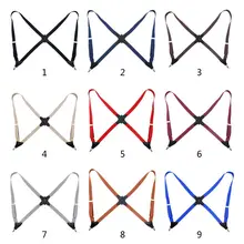 Регулируемый ремень для взрослых унисекс для мужчин и женщин с клипсами на подтяжках