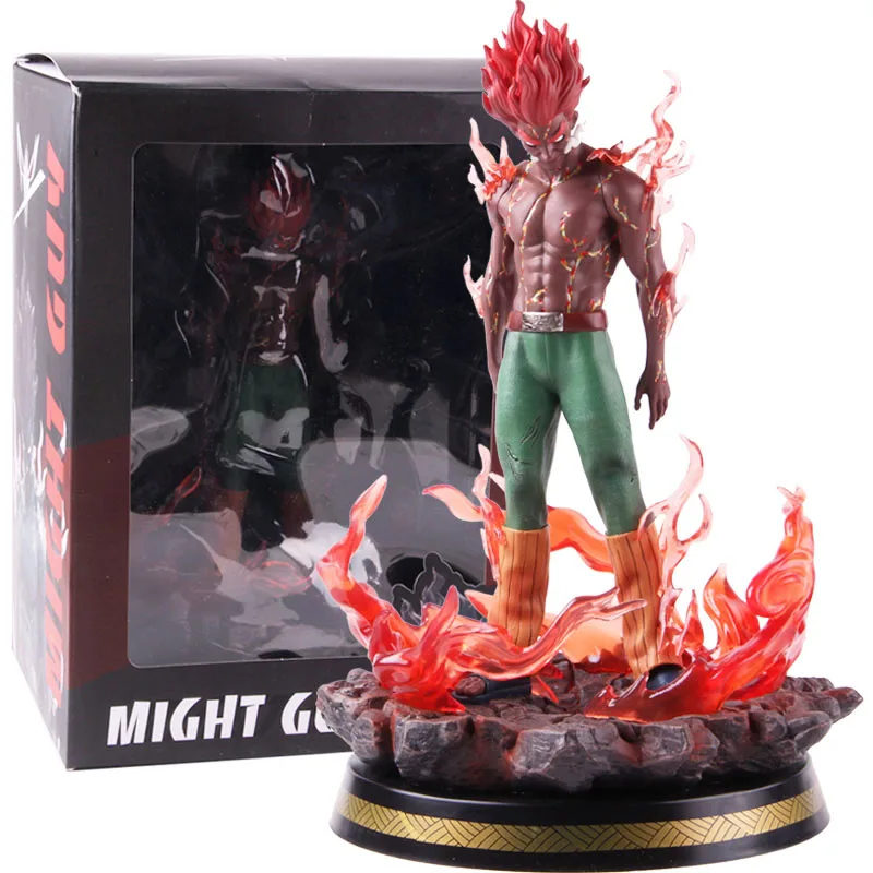 

Anime Naruto Shippuden Might Guy 1/7 Scale GK Statue PVC Might Guy Action Figure Collectible Model Toy with LED Light