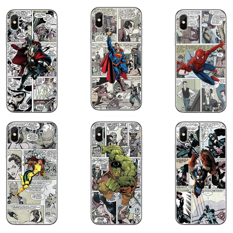Для iPhone 7 8plus 6s супер крутой мужской Marvel Мстители Телефон чехол для 6 7plus 8 X XS