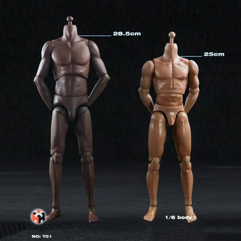 

1/6 Scale Male Man Wolverine Black Basketball Player Body Model Figure Chest Muscular 12" Soldiers Action Figure Head Toys