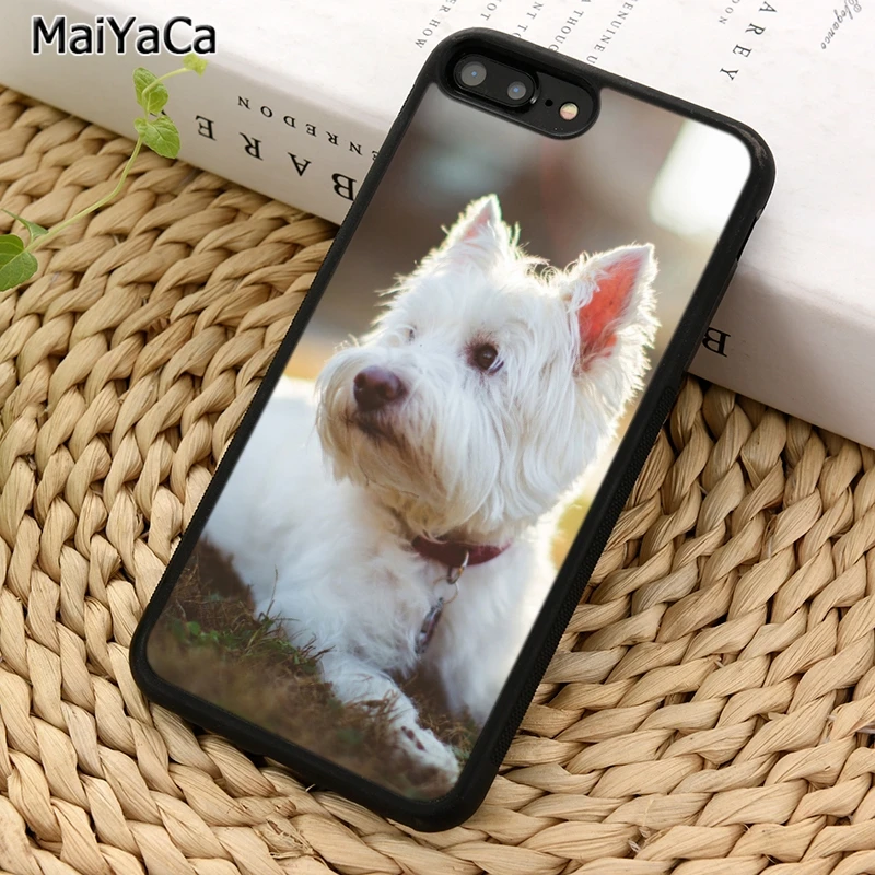 MaiYaCa West Highland White Terrier Dog Phone Case For iPhone 5 6S 7 8 plus 11 12 13 Pro X XR XS Max Samsung Galaxy S7 S8 S9 S10 | Мобильные