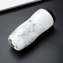 Керамическая двухслойная кофейная чашка большой емкости Женская Студенческая Корейская версия свежей литературной портативной чашки для воды