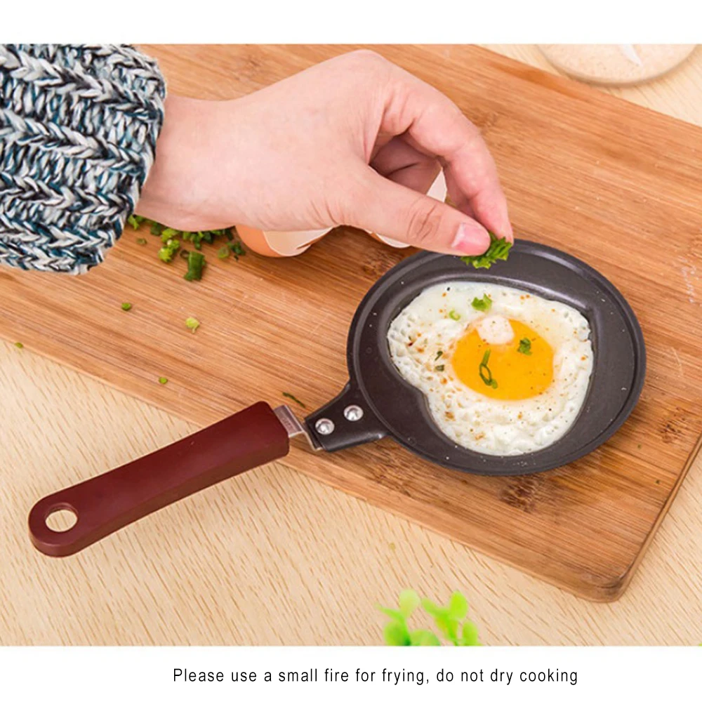 Cute Shaped Egg Mould Pans Nonstick Stainless Mini Breakfast Egg Frying Pans Cooking Tools Steel Kitchen Accessoories