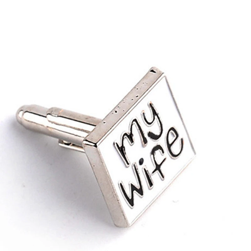 Cufflink for men I Love My Wife Design Good Husband Cuff Link Men Shirt Charm Cufflinks