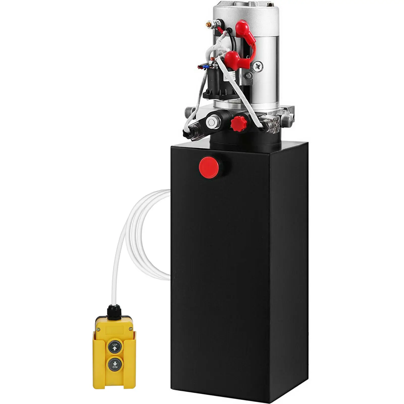 Bomba Hidr ulica De Doble Acci n Dep sito De Metal De 10 Cuartos 12V 