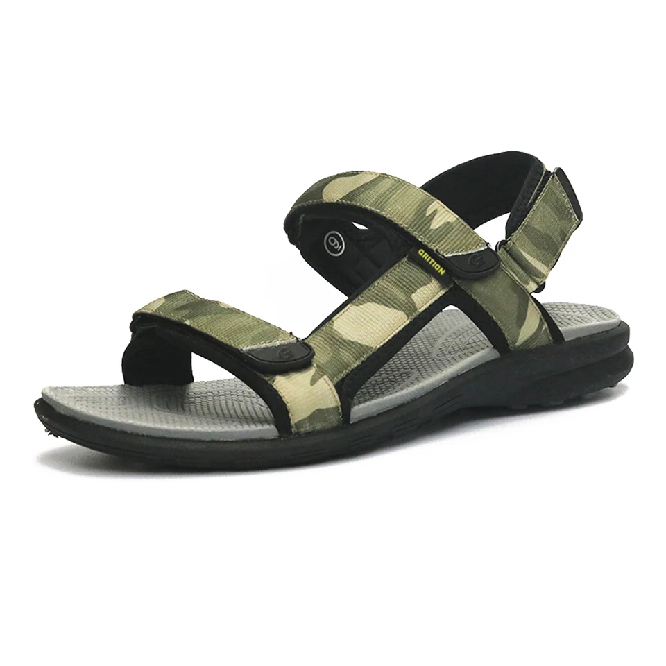 GRITION/мужские кроссовки; уличные сандалии для мужчин; летние сандалии на плоской подошве для туризма; дышащая Треккинговая обувь; легкая мужская обувь