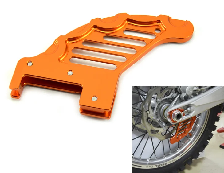 По DHL или FedEx 50 шт. ЧПУ задний тормозной диск Защита для KTM SX SX-F XC XC-F XCW EXC EXC-F 125 250 300 350 450 500 530