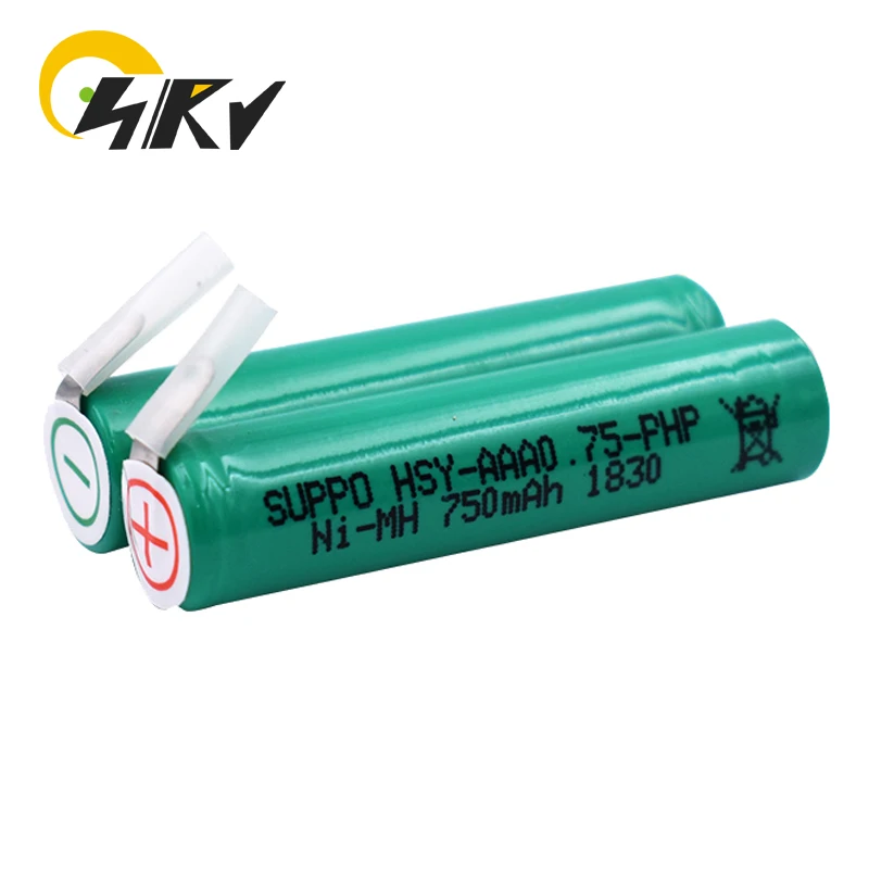 2.4V 750mAh Replacement Battery Ni-MH For Philips HC3410 HC3426 HC5446 HC5447 HC5450 BT9290 QC5130 Electric Shaver rechargeable nickel metal hydride batteries