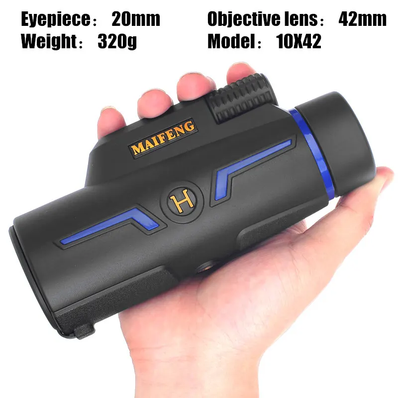 Professional HD Optical Monocular Powerful High Quality Telescope Low light Night Vision Monocular Binoculars for Hunting Hiking - Цвет: M2