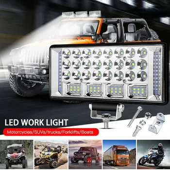 

Parts LED Work Light 208W 3-Color Flashing Truck Tractor Vehicle 6000K