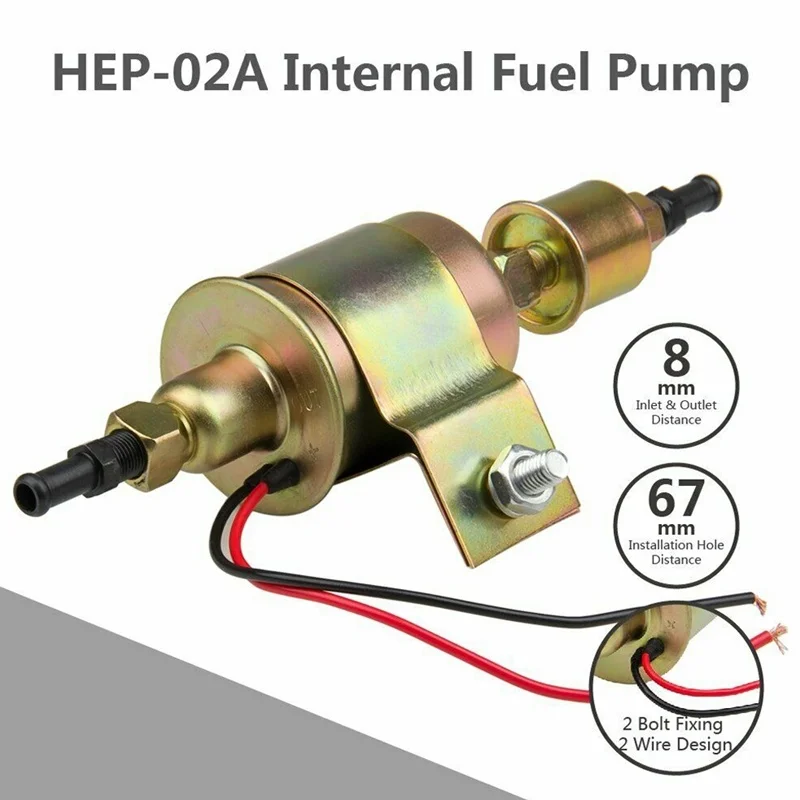 Other Parts & Accessories Universal 12V External Electric Fuel Pump