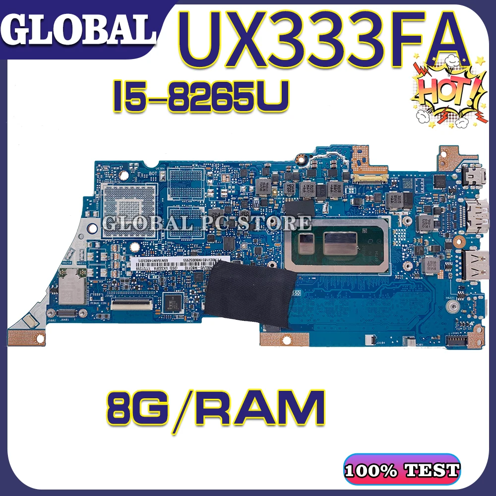 Материнские платы KEFU UX333F материнская плата для ноутбука ASUS ZenBook 13 UX333FA UX333FN U3300F 100%