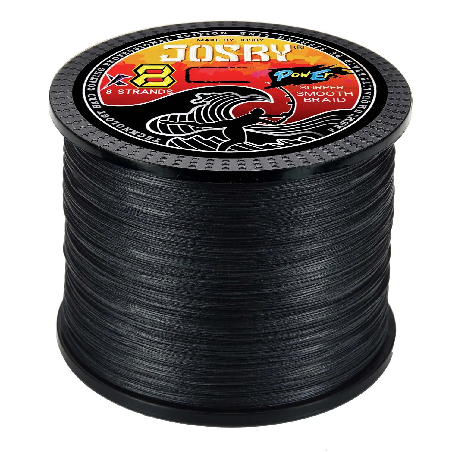 JOSBY 8 Strands 4 Braided Fishing Line Multifilament 200M 300M 500M 1000M Carp Japanese Weave Cord Accessories 100% PE Wire 3
