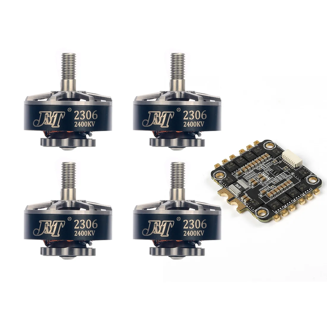 JMT Мотор ESC Combo 2306 2400KV Бесщеточный 3~ 4S мотор с REV35 35A BLheli_S 2-6S 4 в 1 ESC для DIY FPV гоночного дрона - Цвет: with REV35 35A ESC