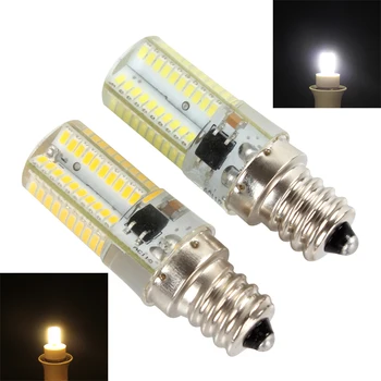 

E12 Dimmable White / Warm White 3014 SMD Light Silicone Crystal Bulb Lamp 360 Beam Angle LED Spot Light Crystal Light Lamp