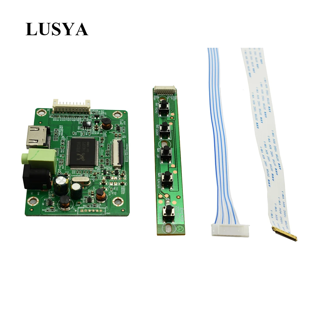 

Lusya HDMI EDP LCD Controller Driver Board Module for Raspberry PI 3 1920x1080 EDP Signal 2 Lanes 30 Pins LCD Display G11-013