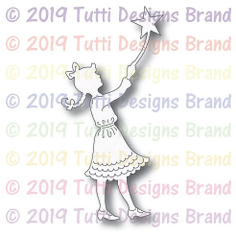 Flying A Kite Metal Cutting Dies For Card Diy Scrapbooking Stencil Paper Craft Album Template