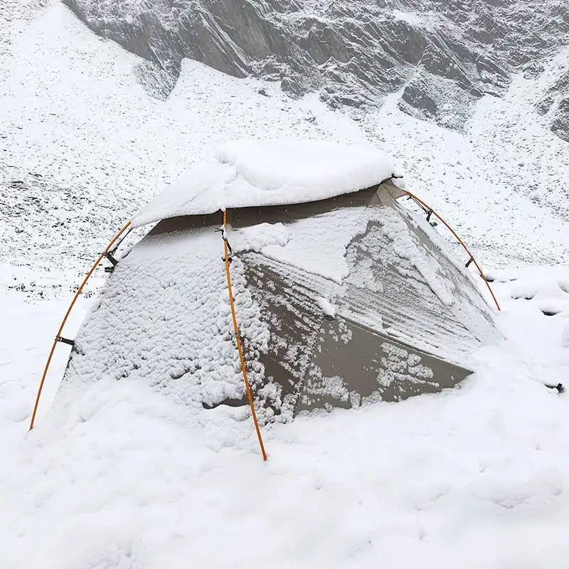 Naturehike открытый кемпинговый тент походный водонепроницаемый тент 20D нейлоновый двухслойный снегозащитный Топ 1-2 человека палатки открытый инструмент