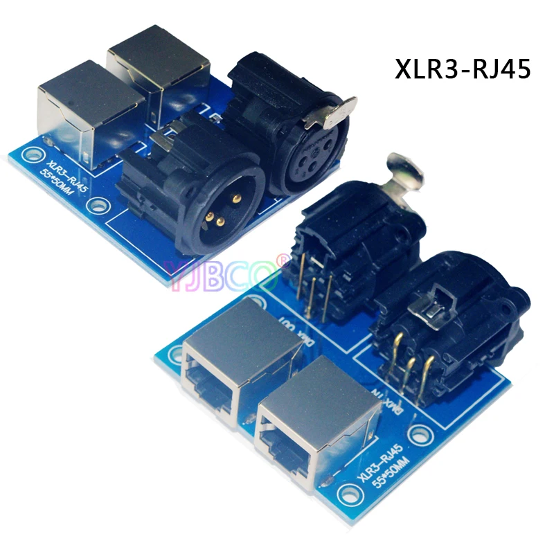 dmx512 диммер светодиодный декодер клеммный адаптер 5 core XLR до 3 core XLR, RJ45-3P, ADDR2, XLR5-3P использовать для CH светодиодный
