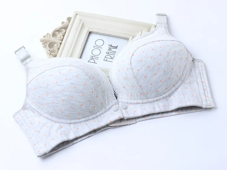 New Style Non-Steel Ring Nursing Bras Push up Cotton Pregnant Women Underwear Anti Sagging Thin Cup