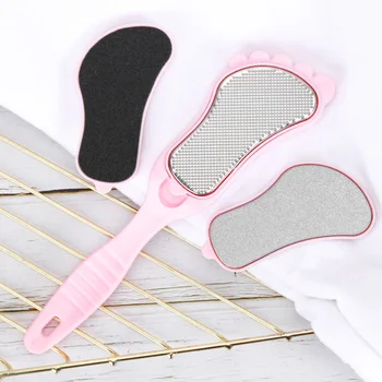 

1 Set Stainless Steel Foot File Dead Skin Remover Foot Grinding Tool Foot Dead Skin Grinder for Woman Man Adults (Pink)