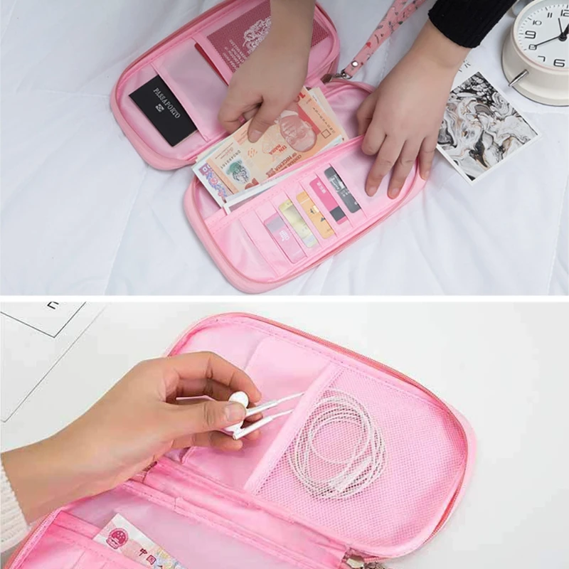 Дорожный Оксфордский кошелек, держатель для паспорта, органайзер для документов, сумка для ID карты, чехол для билетов, A69C