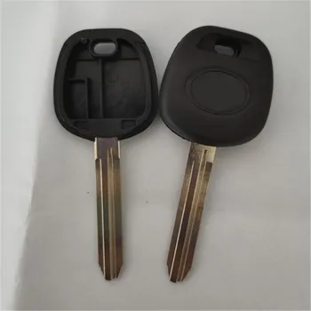

DAKATU with LOGO Replacement Car Key Case For Toyota Camry Highlander Yaris Reiz Transponder Key Shell TOY43 Blade