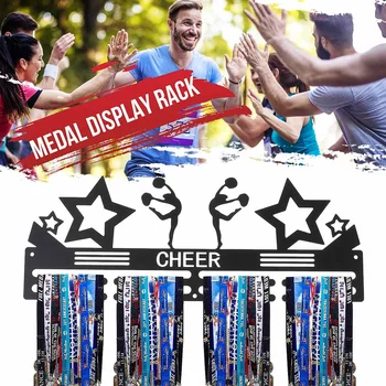 

NEW Medal Hanger 40*13cm Medal Holder Display Rack Stainless Steel Holder Running Swimming Gymnastics Dancing Sport Medals Gift