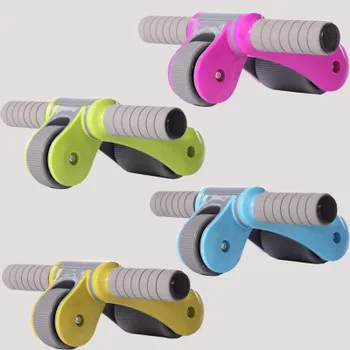 

Folding Abdominal Muscle Wheel Multi-function Abdominal Device Double Wheel Fitness Roller Silent Volume Abdominal Wheel