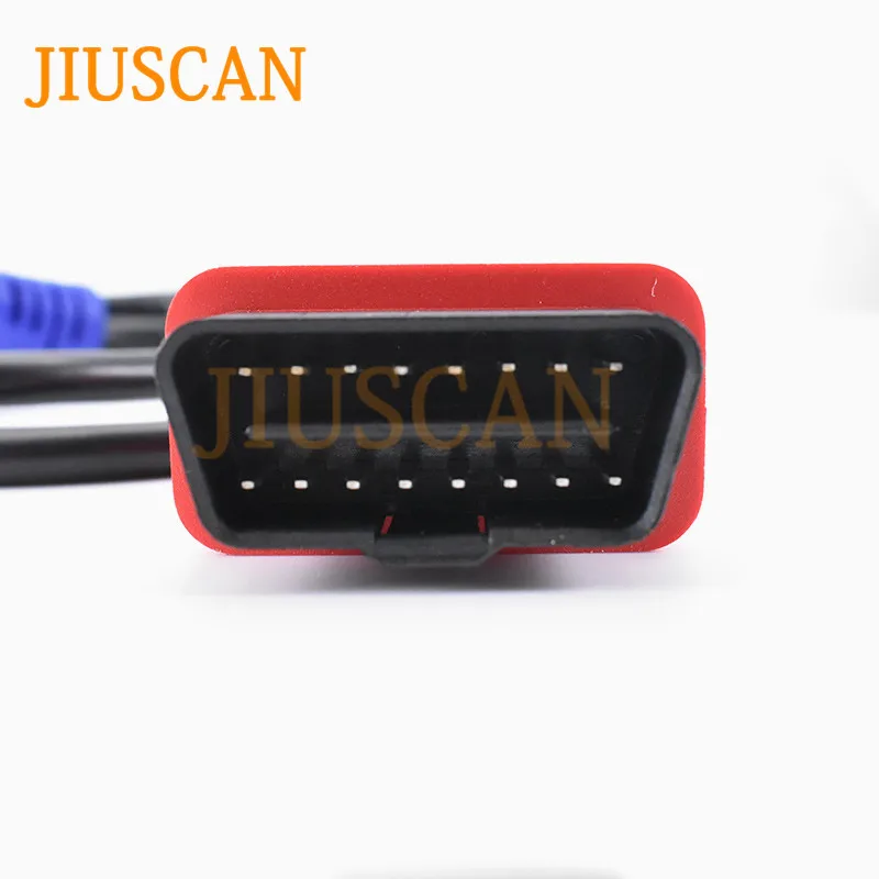 JIUSCAN 9 Pin к OBDII кабель для протокол адаптер 5 Универсальный дизельных двигателей диагностический сканер