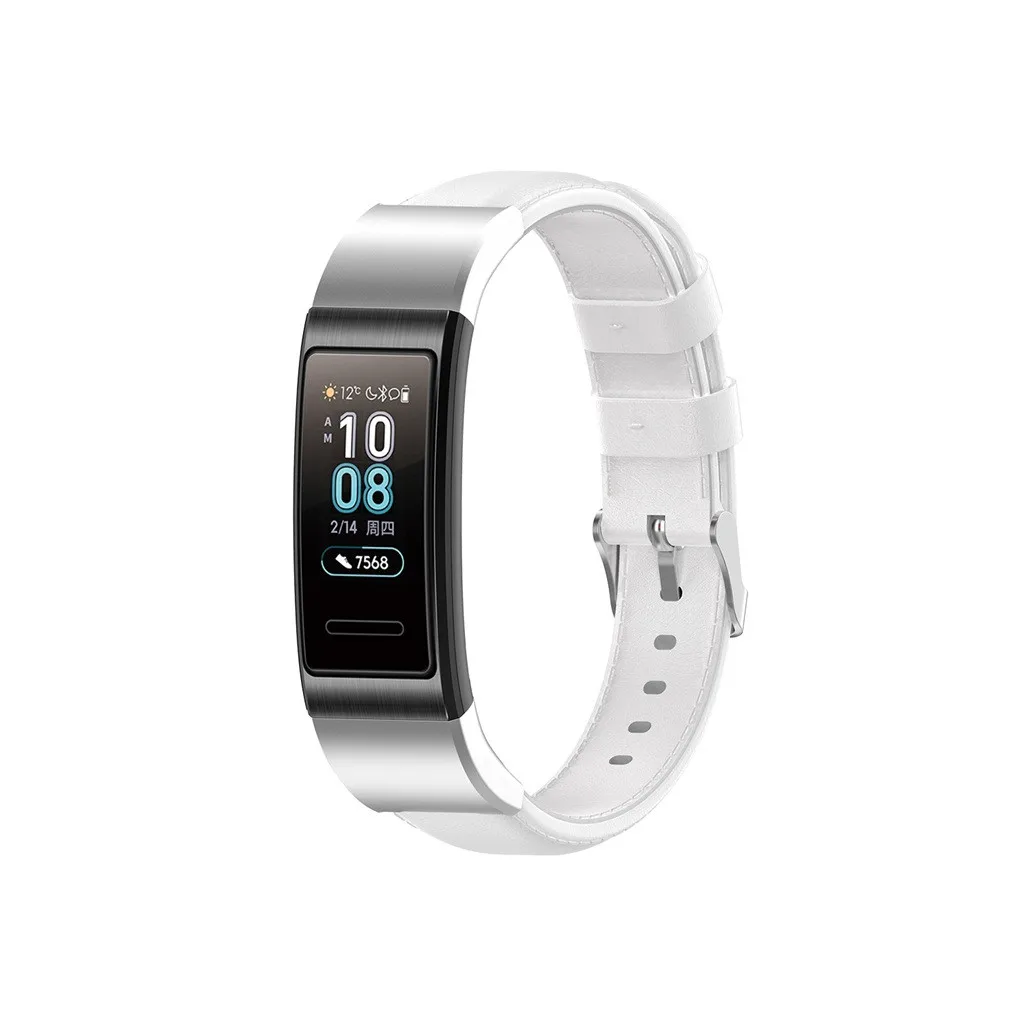 Спортивный кожаный ремешок на запястье для huawei Band 3 замена Пряжка для ремешков наручных часов ремешок на запястье для huawei Band 3/3 Pro Watch# G1