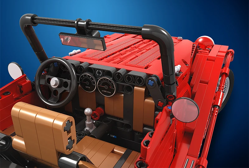 1141 шт. Technic Серия автомобиль-трансформер Roadster винтажная модель автомобиля строительные блоки конструктор Развивающие игрушки для детей мальчиков