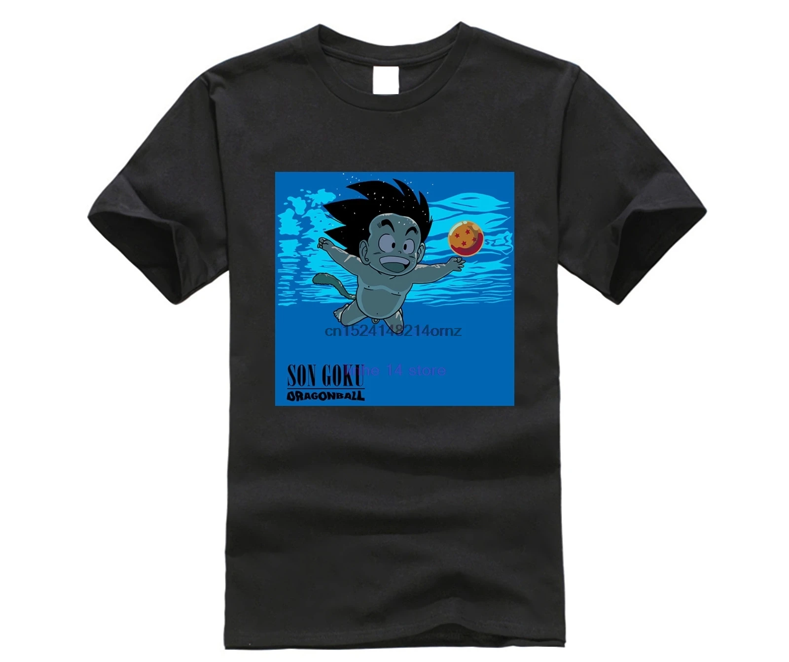 Smells Like Dragon Balls Goku T-Shirt  Men printed casual t-shirt