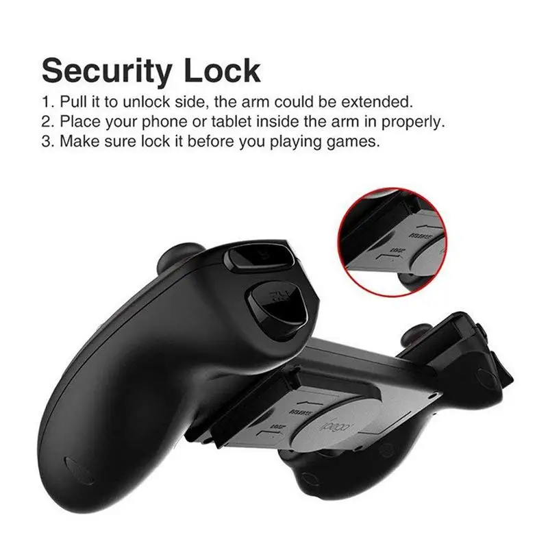  PG-9083 Bluetooth Wireless Gamepad Telescopic Game Controller Game Pad Pubg Controller for Nintendo