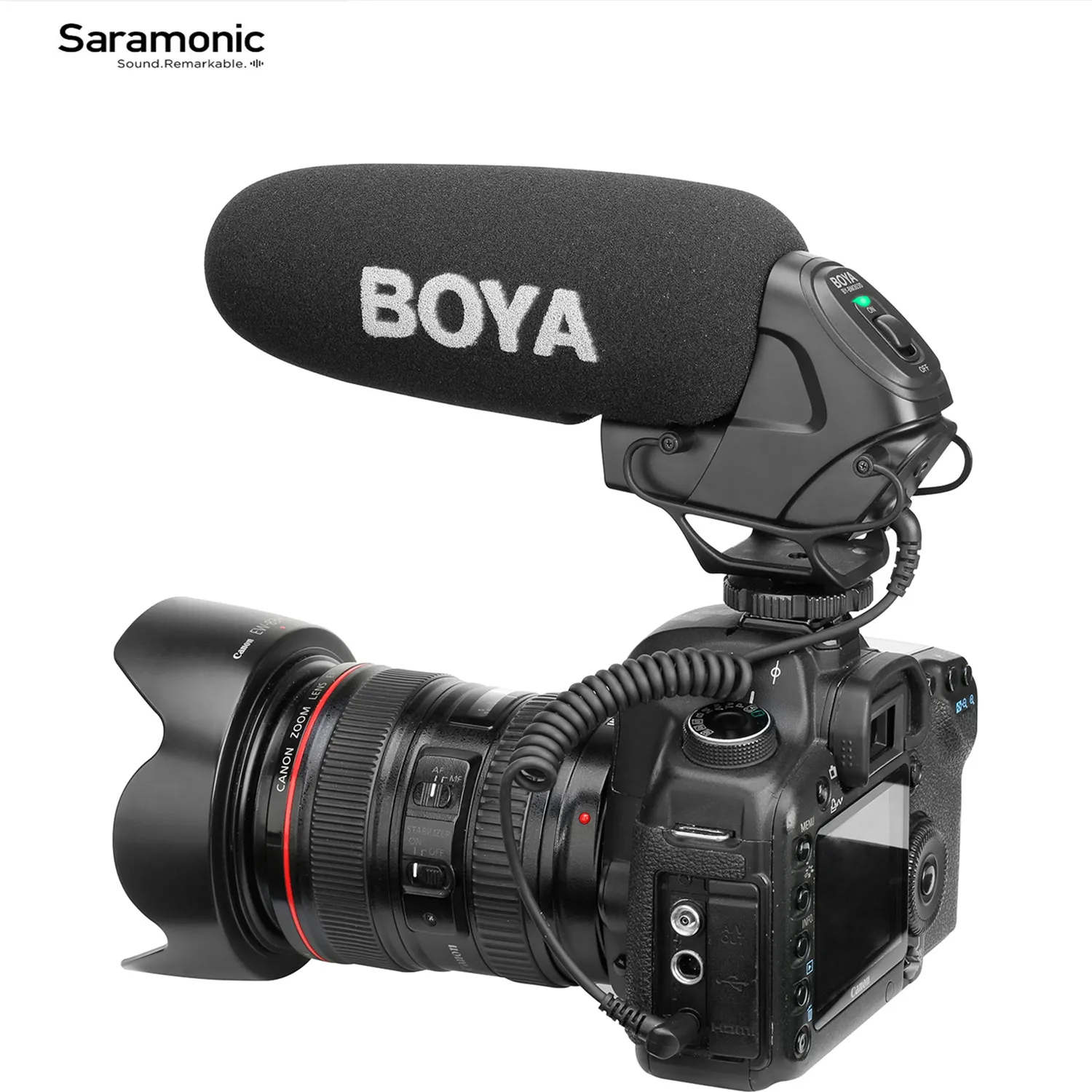 BOYA BY-BM3030 суперкардиоидный микрофон для камеры с 3 5 мм входом универсальных