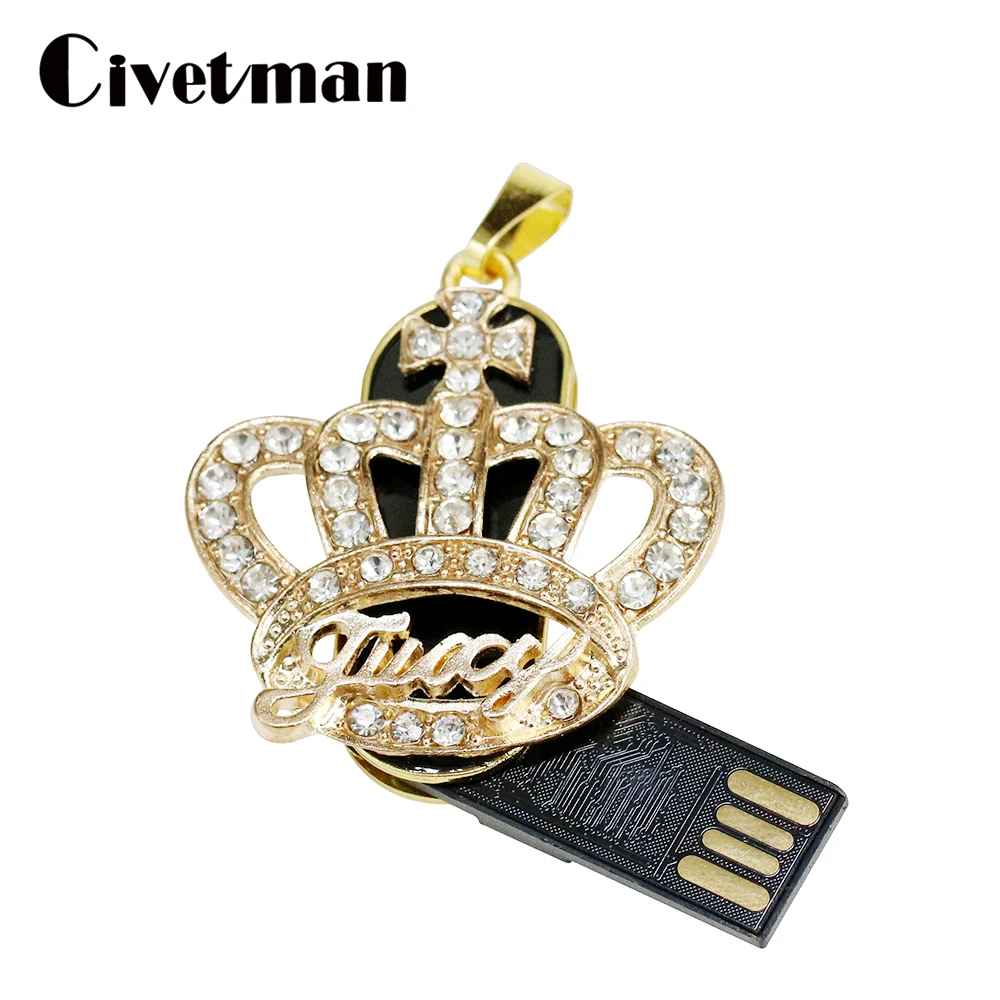 Флеш накопитель USB 2 0 с кристаллами 4 ГБ 8 16 32 64 128 256 ГБ|USB флэш-накопители| |