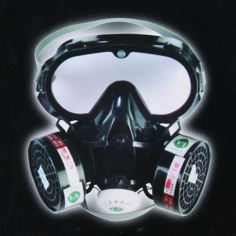 

Full Facemask Respirator Airsoft Gas Mask CS Perspiration Dust Face Mask For Chemistry Paint