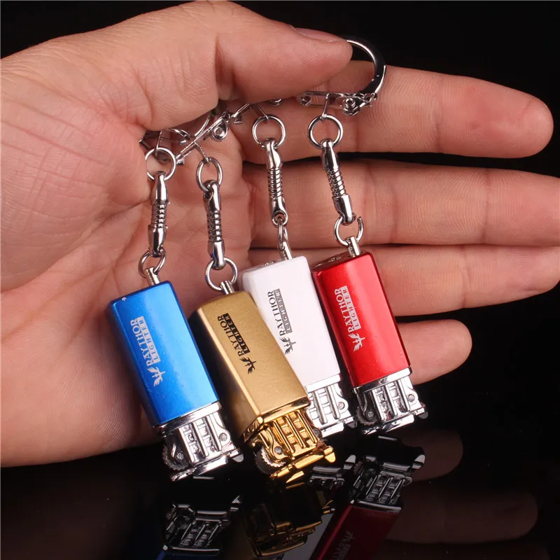Butane Gas Lighter Keychain | Keychain Lighter Flint Lighters Keychain - Mini - Aliexpress