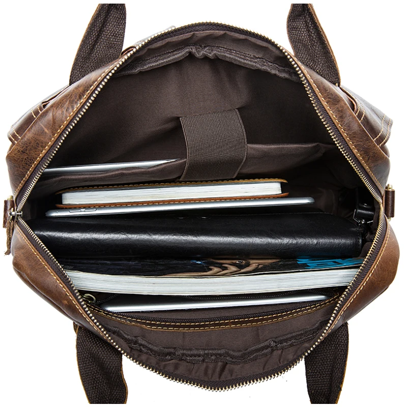 Luufan Мужская сумка из натуральной кожи для мужчин, деловая сумка-мессенджер, мужской портфель, кожаная сумка для ноутбука, мужской офисный портфель